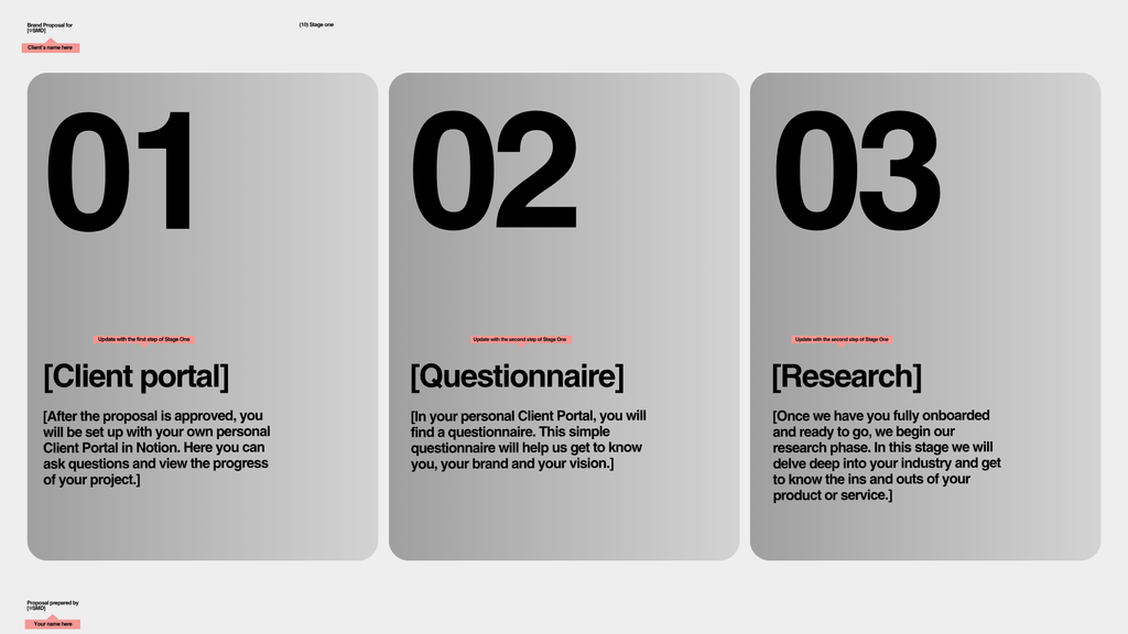 QUOTATION PROPOSAL FRAMEWORK TEMPLATE