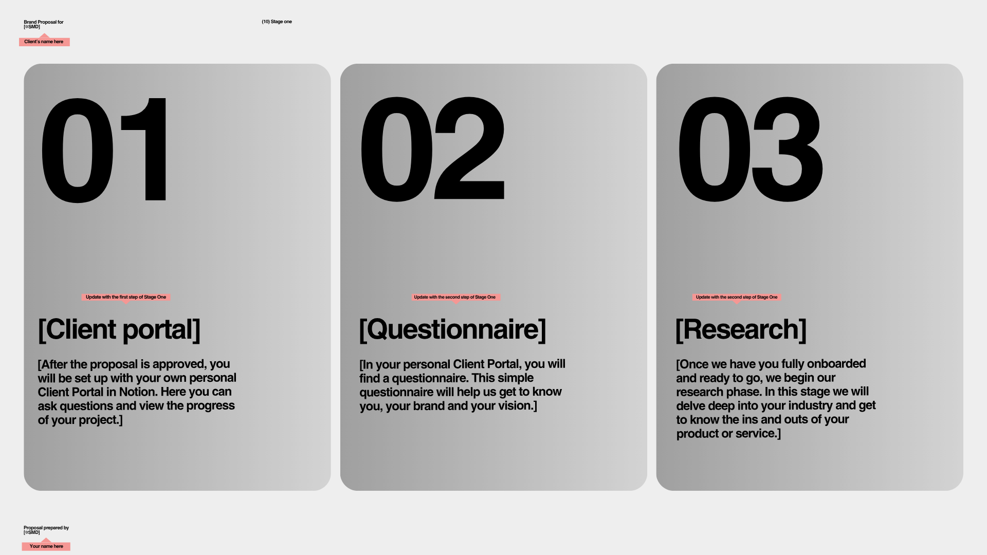 QUOTATION PROPOSAL FRAMEWORK TEMPLATE
