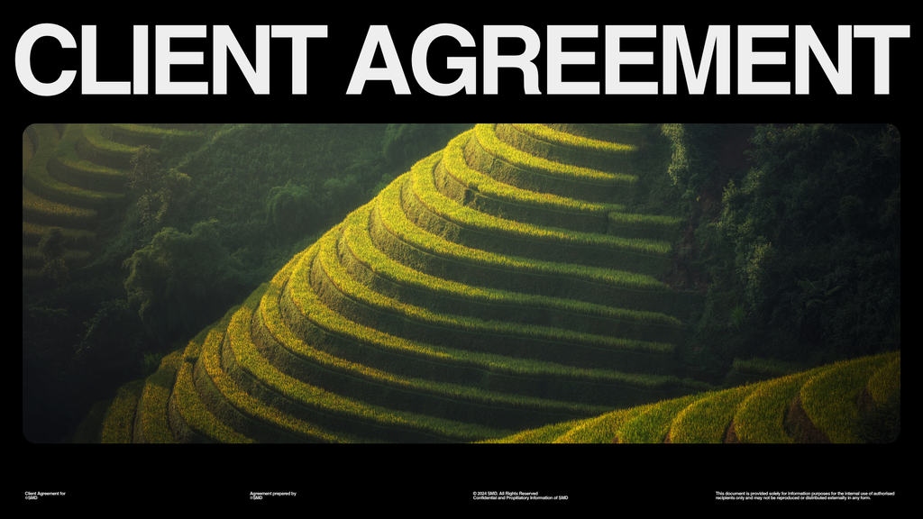 CLIENT AGREEMENT FRAMEWORK TEMPLATE
