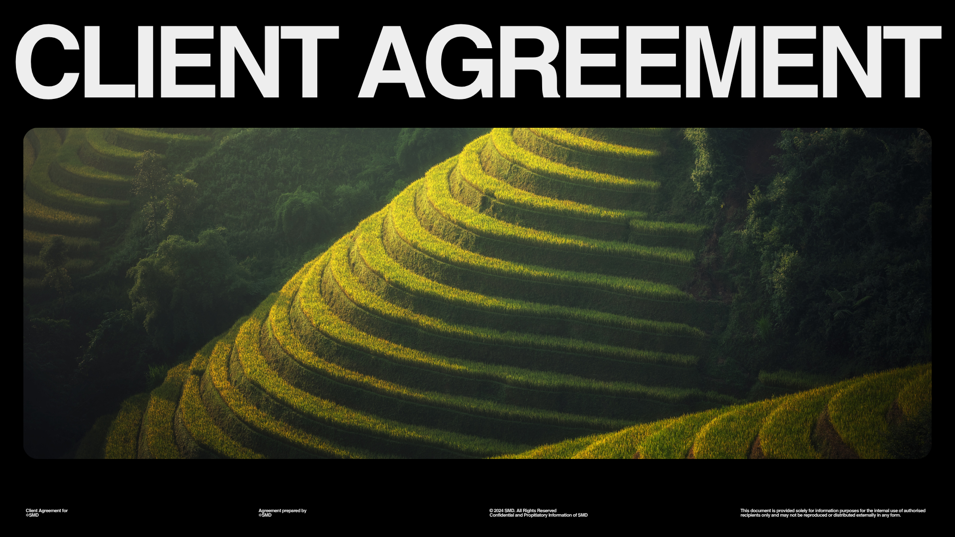 CLIENT AGREEMENT FRAMEWORK TEMPLATE