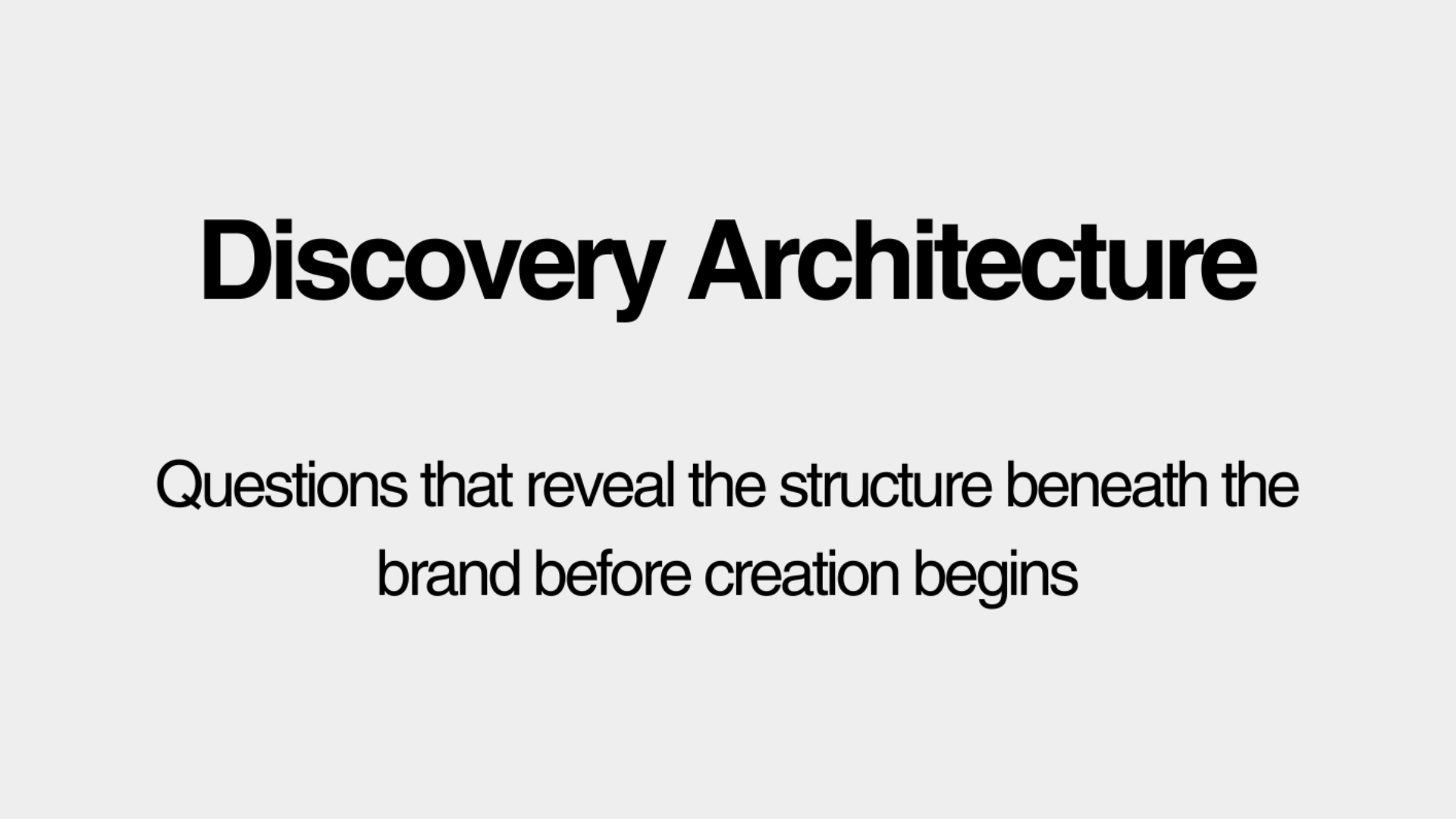 BRANDING DISCOVERY QUESTIONS