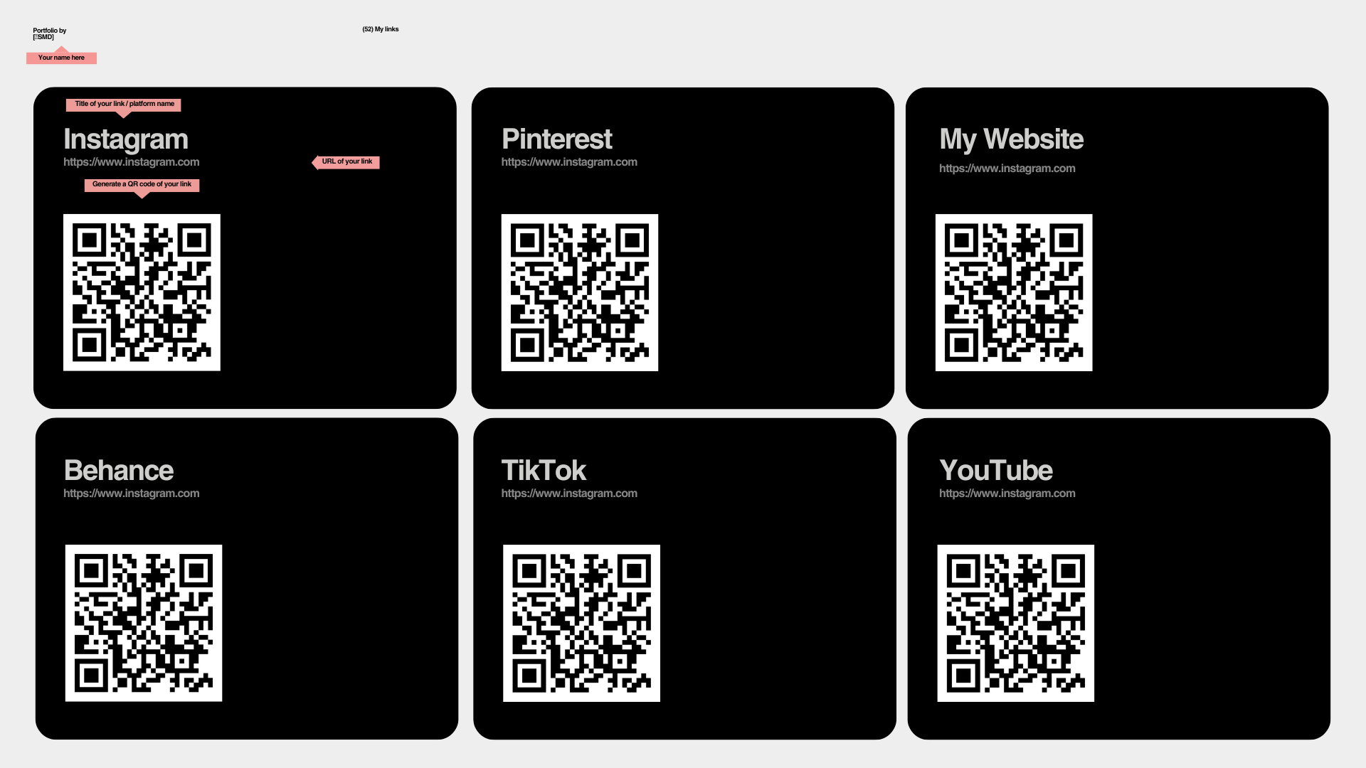 PORTFOLIO FRAMEWORK TEMPLATE