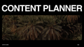 CONTENT PLANNER FRAMEWORK TEMPLATE